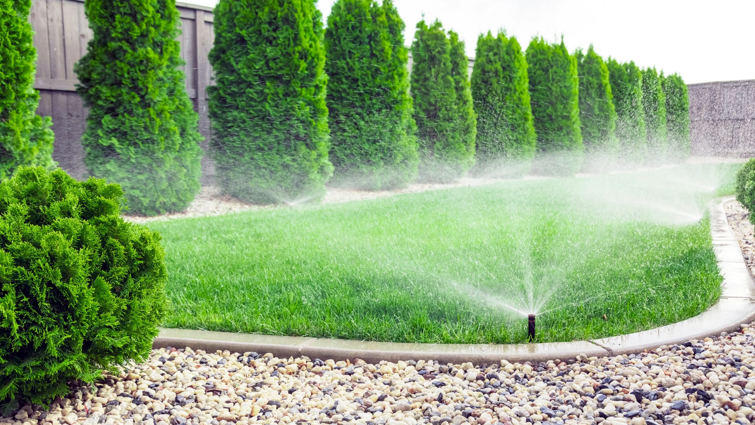 Lawn preparation and turf support for a residential yard